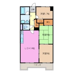 桑名駅 徒歩4分 7階の物件間取画像